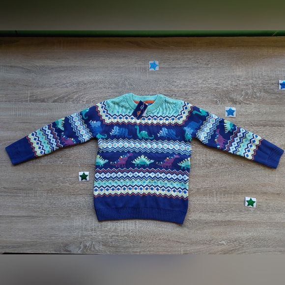 NWT Gymboree dinosaur sweater size 7 - Picture 5 of 16